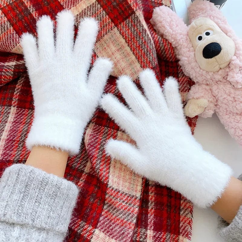 Gants chauds femme hiver