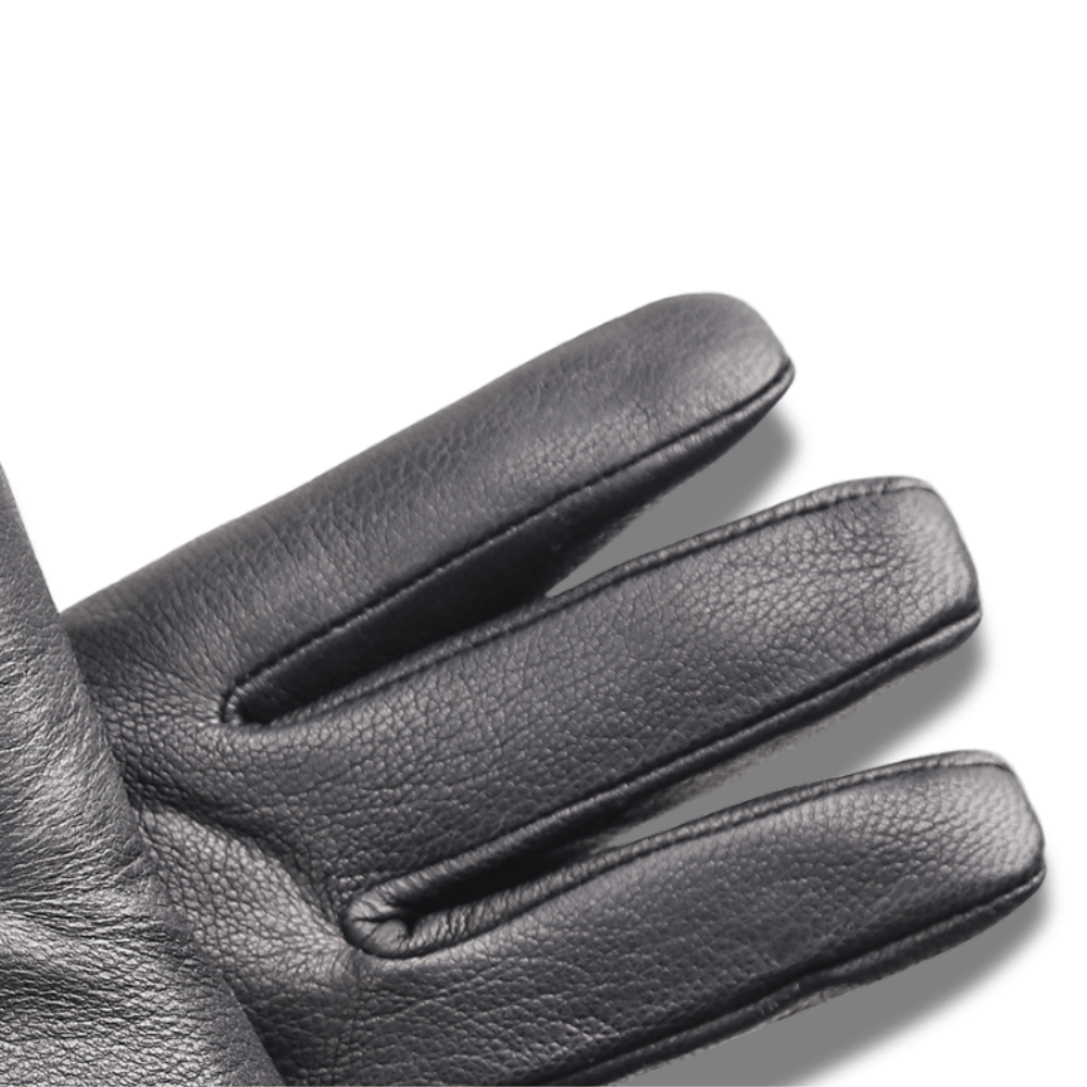 Gants cuir homme laine